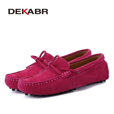 DEKABR  férfi alkalmi cipő Luxus márkájú férfi naplopók mokaszinok légáteresztő fekete vezetőcipő 35-49 méret
