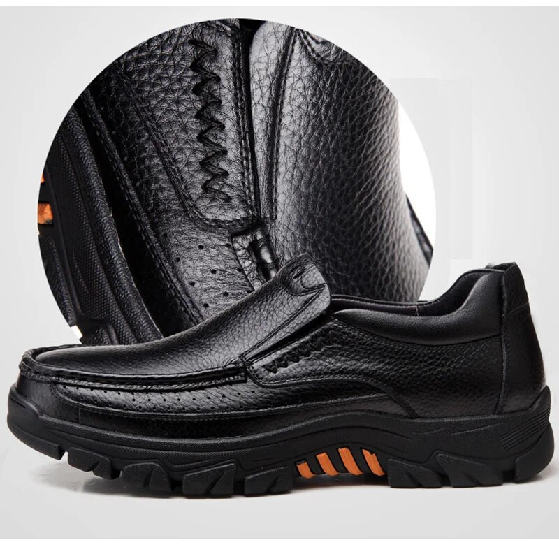 Nauji rankų darbo avalynė 48 Vyriški Loafers Minkšta Vyriška storapadis laisvalaikio avalynė Vyriška avalynė Juoda Ruda Užsegama