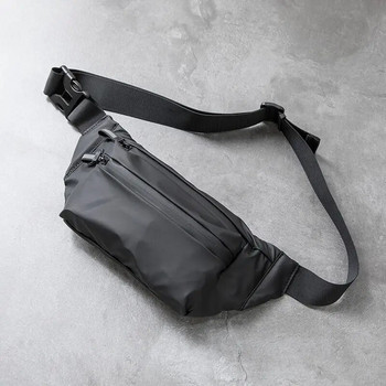 Водоустойчива мъжка чанта за кръста Fanny Pack Модна чанта за гърди Спортна чанта през тялото на открито Ежедневна пътна чанта за колан Мъжка чанта за колан Опаковки за талия