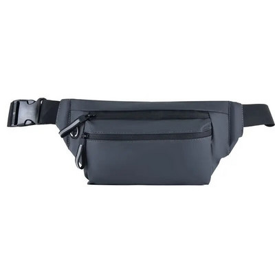 Vízálló férfi deréktáska Fanny Pack divatos mellkasi csomag kültéri sport Crossbody táska alkalmi utazási férfi övtáska csípő derékcsomagok