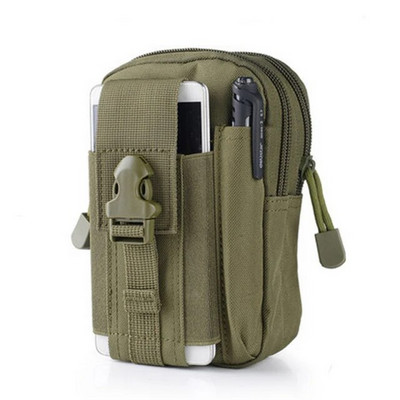 Открит Мъжки поясен пакет Bum Bag Pouch Водоустойчив тактически военен спортен ловен колан Molle Найлонови чанти за мобилни телефони Инструменти за пътуване
