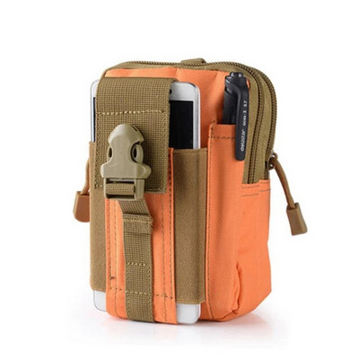 Открит Мъжки поясен пакет Bum Bag Pouch Водоустойчив тактически военен спортен ловен колан Molle Найлонови чанти за мобилни телефони Инструменти за пътуване