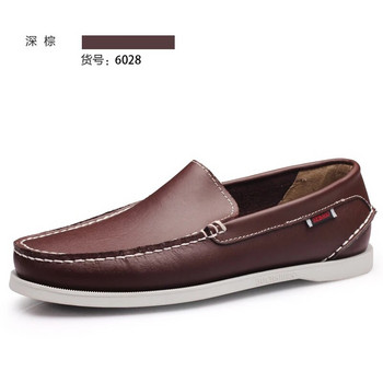 Луксозни маркови обувки за лодка за мъже Маркови модни кожени обувки Мъжки удобни плоски обувки Мъжки мъжки мокасини с високо качество за шофиране