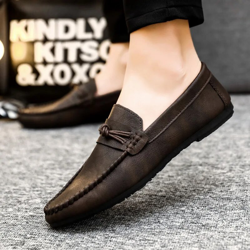 Vyriški Loafers Batai 2023 m. pavasaris Madinga Valčių Avalynė Vyriška Gamintojas Oda Mocasins Vyriški batai Vyriški Comfy Drive Vyriški laisvalaikio batai