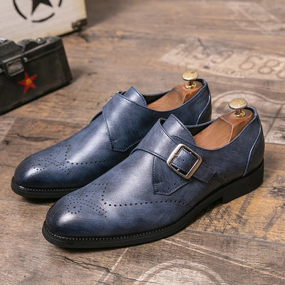 38–48 m. vyriškų suknelių dizaineris, oficialios odos, 2023 m. mados verslo vestuvių vakarėlis Prabangus prekės ženklas Vyriški batai Oksfordo batai Vyriška avalynė