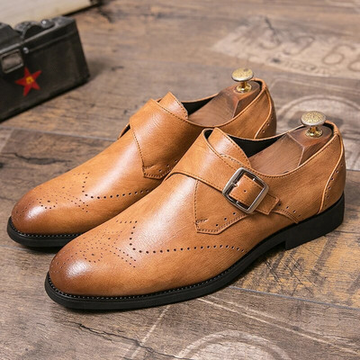 38–48 m. vyriškų suknelių dizaineris, oficialios odos, 2023 m. mados verslo vestuvių vakarėlis Prabangus prekės ženklas Vyriški batai Oksfordo batai Vyriška avalynė