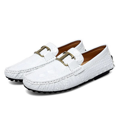 Vyriški Prabangūs Loafers Dizaineris mokasinai Prekės ženklas Driving Fashion Lakinė Oda Valtis Klasikiniai Vyriški Vasariniai Kasdieniai Batai Avalynė