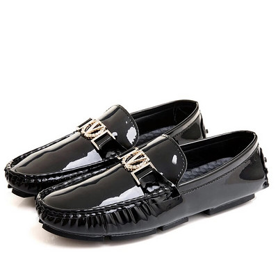 Vyriški Prabangūs Loafers Dizaineris mokasinai Prekės ženklas Driving Fashion Lakinė Oda Valtis Klasikiniai Vyriški Vasariniai Kasdieniai Batai Avalynė