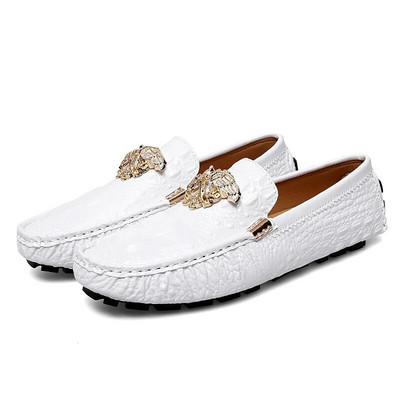 Vyriški Prabangūs Loafers Dizaineris mokasinai Prekės ženklas Driving Fashion Lakinė Oda Valtis Klasikiniai Vyriški Vasariniai Kasdieniai Batai Avalynė