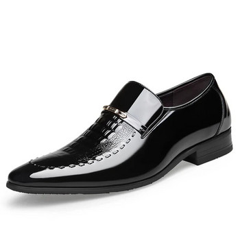 Ανδρικά επίσημα παπούτσια Loafers Καφέ Business Slip-On Στρογγυλά Ανοιξιάτικα Ανδρικά Παπούτσια Μέγεθος 38-48 Ανδρικά casual Δερμάτινα Ανδρικά ρούχα