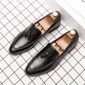 2023. Muške mokasine s kićankama Svečane cipele od pu kože Natikače Muška elegantna obuća za slobodno vrijeme Besplatna dostava Mocassin Homme