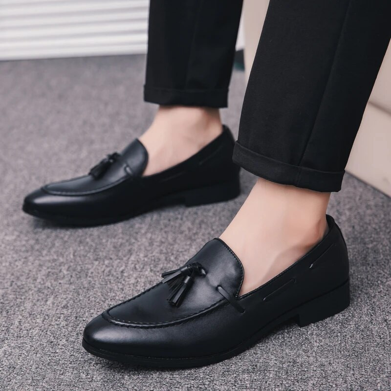 2023. Muške mokasine s kićankama Svečane cipele od pu kože Natikače Muška elegantna obuća za slobodno vrijeme Besplatna dostava Mocassin Homme
