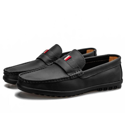 STRONGSHEN Itaalia meeste vabaajajalatsid Luksuskaubamärgid Loaferid Nahast mokassiinid Kerged hingavad libisemiskingad sõidujalatsid Paadikingad