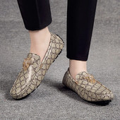 Muške dizajnerske cipele od karirane kože 2023. Modne ručno izrađene cipele za vjenčanje Luksuzne marke Muške natikače Oxford cipele Muški 48