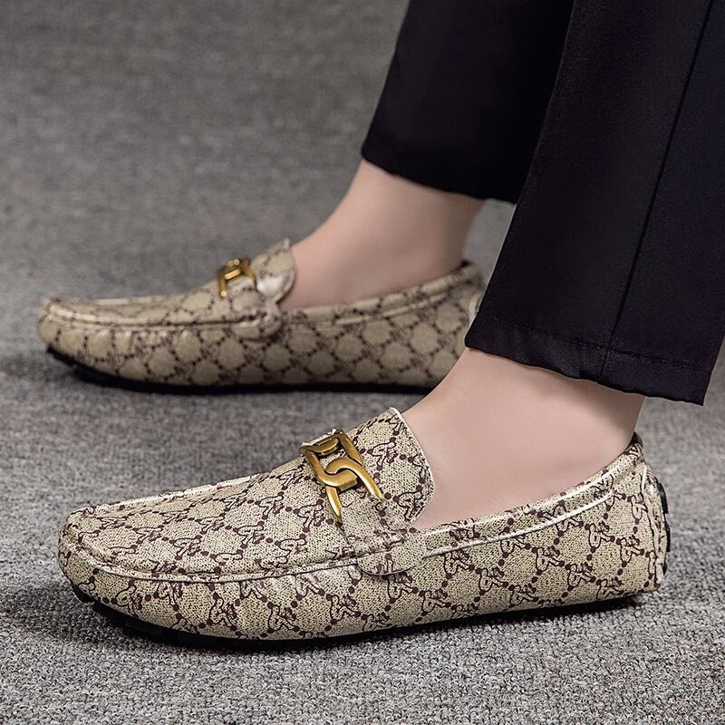 Muške dizajnerske cipele od karirane kože 2023. Modne ručno izrađene cipele za vjenčanje Luksuzne marke Muške natikače Oxford cipele Muški 48