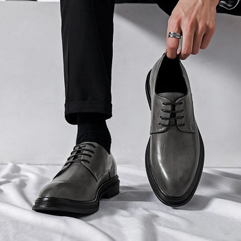 2023 Υψηλής ποιότητας χειροποίητα παπούτσια φόρεμα Oxford Ανδρικό κοστούμι γραφείου Παπούτσια Παπούτσια Γαμήλια επίσημα ιταλικά παπούτσια Δημοφιλή