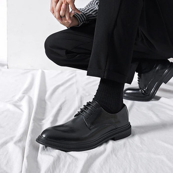 2023 Υψηλής ποιότητας χειροποίητα παπούτσια φόρεμα Oxford Ανδρικό κοστούμι γραφείου Παπούτσια Παπούτσια Γαμήλια επίσημα ιταλικά παπούτσια Δημοφιλή