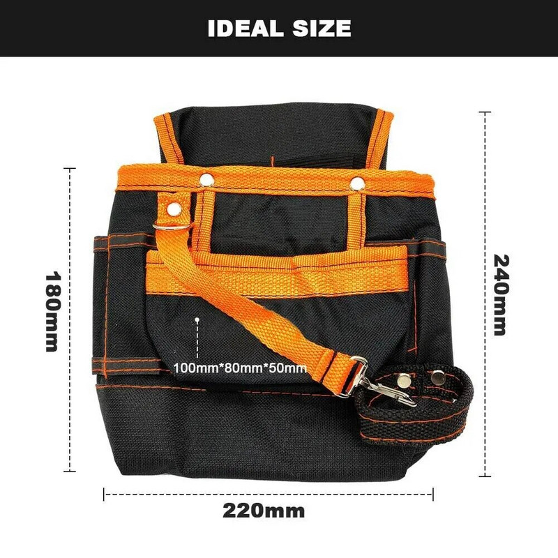 2023. aasta uued multifunktsionaalsed elektrikud, vöörihma kott, kruvikeerajad, haamer pliiatsihoidja tööriistakott, hoidiku hoidja