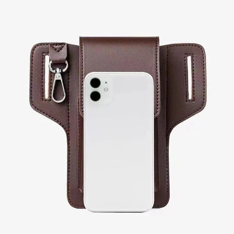 Mood Nahast meeste vöökott Telefoni kott Kotid Vöökott Meeste vöökott Multifunktsionaalne veekindel vöökott Ristkehaga kotid