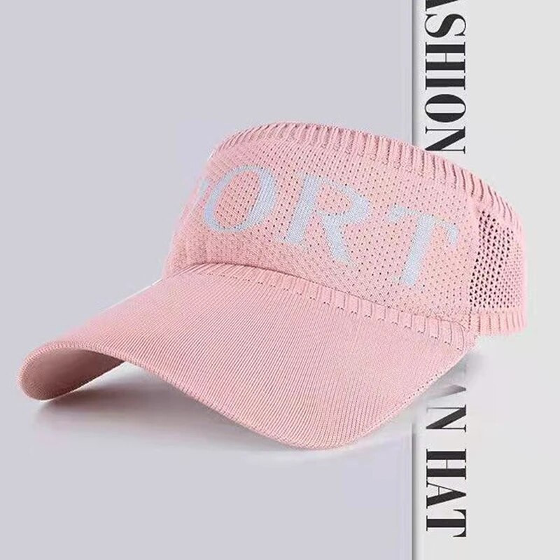 Γυναικείες γυναικείες άδειες καλοκαιρινές άδειες μπλούζες παραλίας Πλεκτό καπέλο μονόχρωμο Με μεγάλο φαρδύ γείσο Προστασία από υπεριώδη ακτινοβολία Αναπνεύσιμο καπέλο αντηλιακού 2022 Νέο