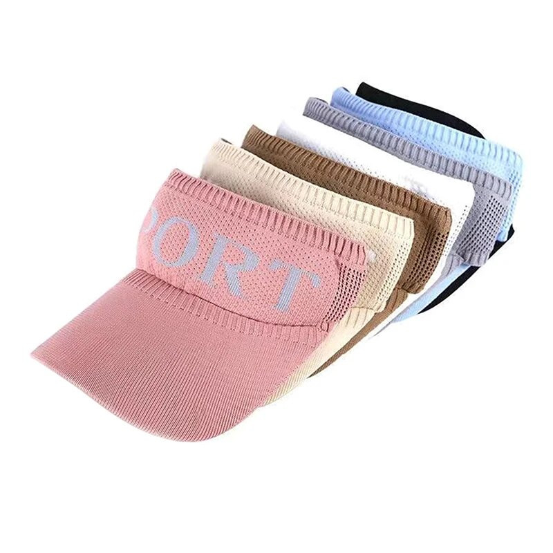 Γυναικείες γυναικείες άδειες καλοκαιρινές άδειες μπλούζες παραλίας Πλεκτό καπέλο μονόχρωμο Με μεγάλο φαρδύ γείσο Προστασία από υπεριώδη ακτινοβολία Αναπνεύσιμο καπέλο αντηλιακού 2022 Νέο