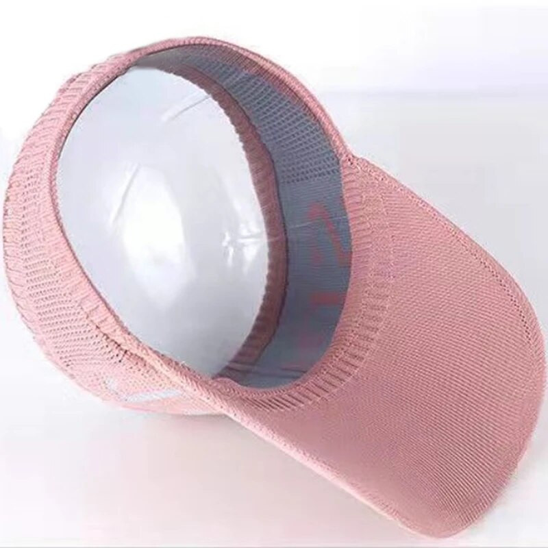 Γυναικείες γυναικείες άδειες καλοκαιρινές άδειες μπλούζες παραλίας Πλεκτό καπέλο μονόχρωμο Με μεγάλο φαρδύ γείσο Προστασία από υπεριώδη ακτινοβολία Αναπνεύσιμο καπέλο αντηλιακού 2022 Νέο