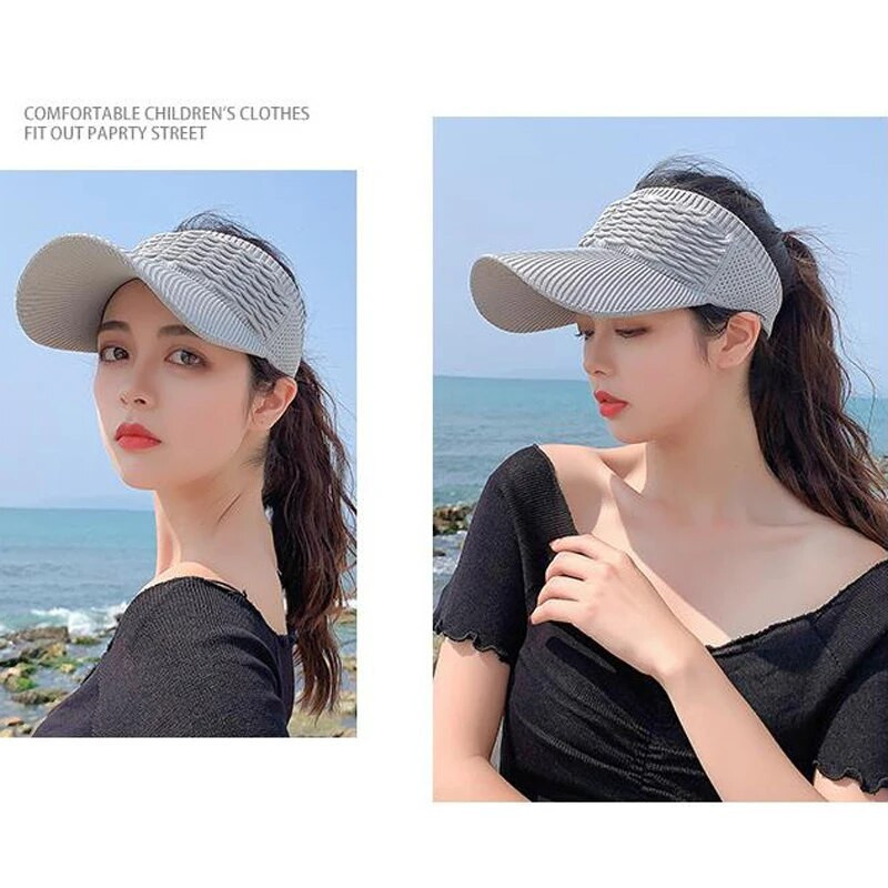 Új egyszínű pamut üres cilinder kültéri sport kerékpáros napellenzők sapkák légáteresztő lyukas napsapka rugalmas állítható baseball sapkák