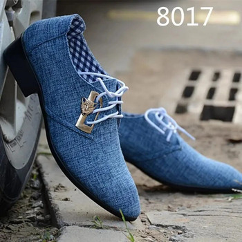 2023 Canvas Derby Shoes Ανδρικά παπούτσια Γαμήλια καμβά Casual Flats Ανδρικά επίσημα παπούτσια Mixcolor Loafers loafers για ανδρικά παπούτσια
