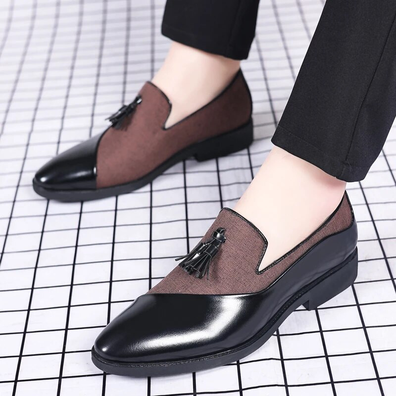 Modna poslovna muška obuća Muške cipele za vjenčanje Ležerne poslovne oksfordice za muškarce Klubske cipele za vjenčanje veće veličine