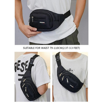 Нови водоустойчиви мъжки чанти за кръста Модна чанта за колан за пари за мъже Портмоне за тийнейджъри Путешествие на открито на кръста Табакера за телефон