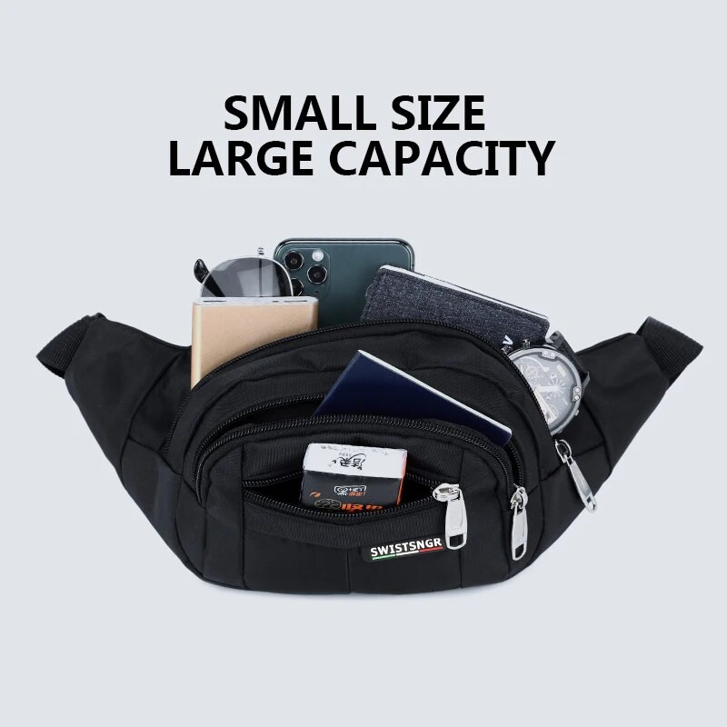 Uued veekindlad meeste vöökotid Moe rahavöö kott meestele rahakott Teismeliste reisimiseks õues vöökott telefoni sigaretiümbris