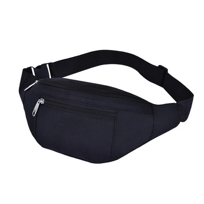 Men Women Hip Pouch Hiking Pocket Fanny Pack Waterproof Fashion Adjustable Belt Crossbody Chest Waist Bag Sport Outdoor Travel