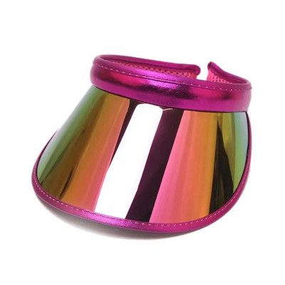 Καπέλο παραλίας Ελαστική Πλάτη Cozy Αντιηλιακή Προστασία Φορητό ιριδίζον χρώμα αντηλιακό καπέλο ηλίου για ιππασία