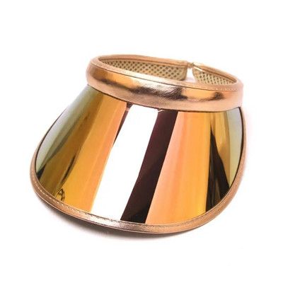 Καπέλο παραλίας Ελαστική Πλάτη Cozy Αντιηλιακή Προστασία Φορητό ιριδίζον χρώμα αντηλιακό καπέλο ηλίου για ιππασία