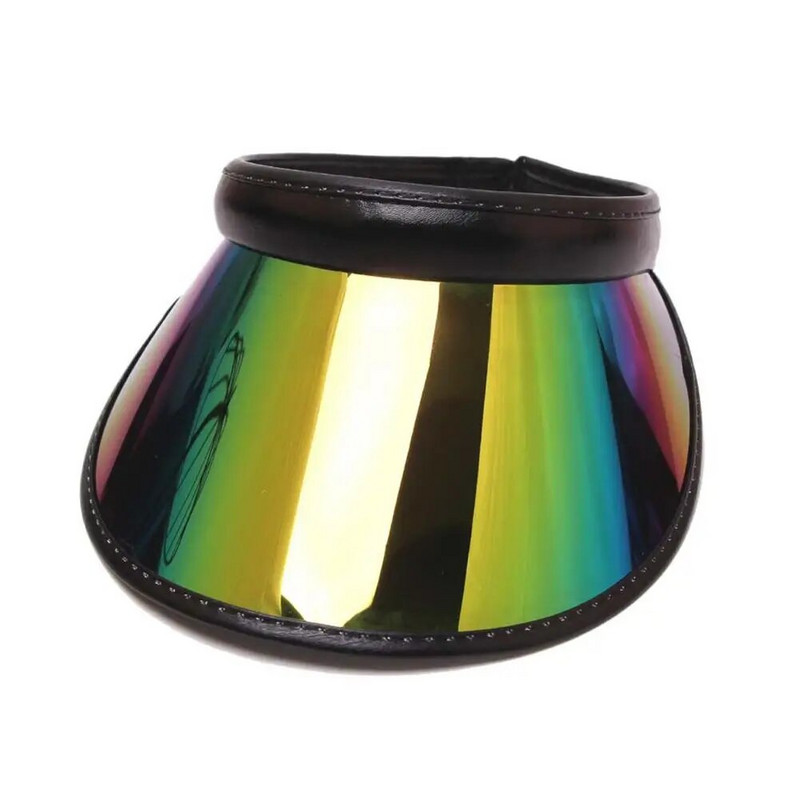 Καπέλο παραλίας Ελαστική Πλάτη Cozy Αντιηλιακή Προστασία Φορητό ιριδίζον χρώμα αντηλιακό καπέλο ηλίου για ιππασία