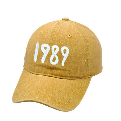 Taylor Swift beisbolo kepurė Tvirtas raidžių siuvinėjimas Kepurės Retro medvilnės reguliuojamos unisex kepurės Madingos vintažinės beisbolo kepurės nuo saulės