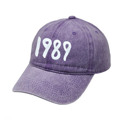 Taylor Swift beisbolo kepurė Tvirtas raidžių siuvinėjimas Kepurės Retro medvilnės reguliuojamos unisex kepurės Madingos vintažinės beisbolo kepurės nuo saulės