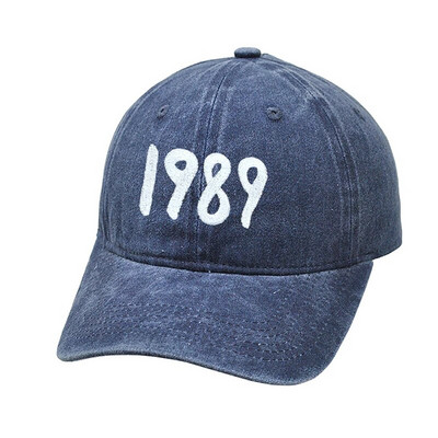 Taylor Swift beisbolo kepurė Tvirtas raidžių siuvinėjimas Kepurės Retro medvilnės reguliuojamos unisex kepurės Madingos vintažinės beisbolo kepurės nuo saulės