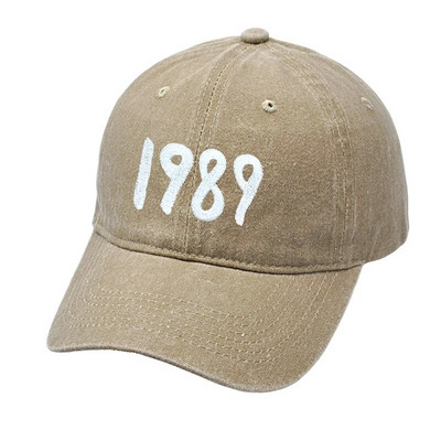 Taylor Swift beisbolo kepurė Tvirtas raidžių siuvinėjimas Kepurės Retro medvilnės reguliuojamos unisex kepurės Madingos vintažinės beisbolo kepurės nuo saulės