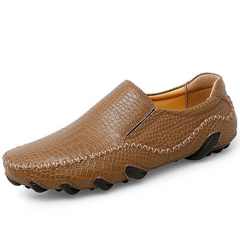 Нови мъжки ежедневни обувки Рокля за открито Мъжки равни маратонки Дишащи обувки за шофиране Висококачествени луксозни мокасини