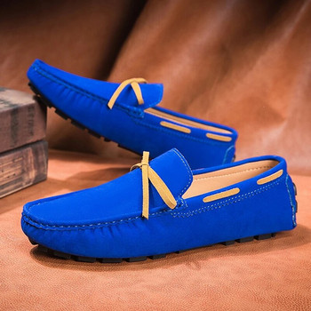 Επώνυμα Υψηλής ποιότητας Δερμάτινα Loafers Ανδρικά Casual Moccasins Slip On Flats Ανδρικά παπούτσια φόρεμα οδήγησης Μέγεθος 35-48 για άνδρες