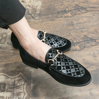 Gentleman Business Formal Casual Δερμάτινα Ανδρικά Μόδα Loafers Παπούτσια με φόρεμα Κλασικά ιταλικά παπούτσια γραφείου Oxford για άνδρες