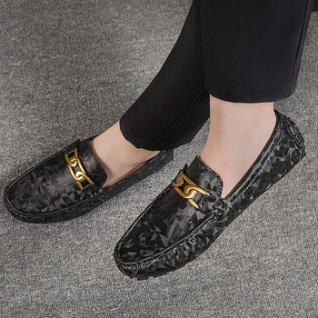 Ανδρικά δερμάτινα επώνυμα παπούτσια Casual Luxury 2022 Loafers Μοκασίνια Επώνυμα μαύρα ανδρικά παπούτσια οδήγησης για άνδρες Γυναικεία συν μέγεθος 35-48