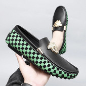 plius 35–47 dydžio vyriški dizainerio biuro laisvalaikio vairavimo langai Prabangūs Loafers Verslo mokasininiai batai vyrams, Moterys