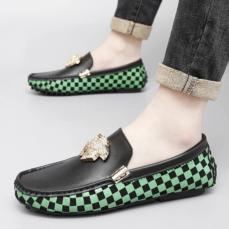 plius 35–47 dydžio vyriški dizainerio biuro laisvalaikio vairavimo langai Prabangūs Loafers Verslo mokasininiai batai vyrams, Moterys