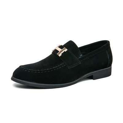 Luksuzne jednobojne svečane cipele Muške mekane kožne cipele Muške ležerne mokasine za muškarce Zapatos De Hombre cipele za vožnju Muške dnevne