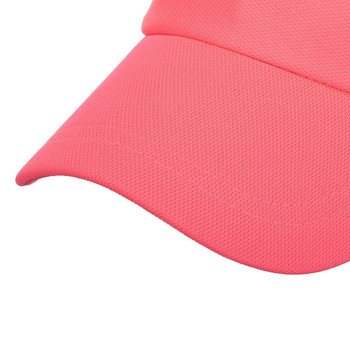 Unisex Ανδρικά Γυναικεία Απλό αλεξήλιο Αθλητικό γκολφ τένις Αναπνεύσιμο καπέλο ηλιοθεραπεία Καπέλο μόδας Καπέλα μπέιζμπολ Καπέλα ρυθμιζόμενα