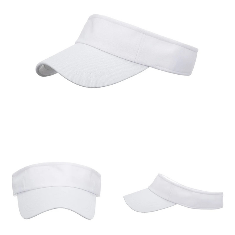 Uniszex férfi női sima napellenző sport golf tenisz légáteresztő sapka napellenző sapka divatos sapka baseball sapkák állítható napvédő sapkák