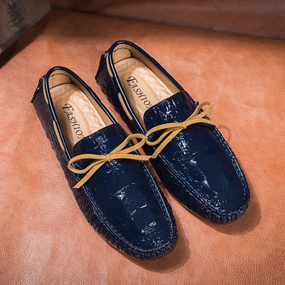 Mocasins Designer Gamintojas Vestuvinė Vyriška Suknelė Odiniai Batai Madingi Prabangūs Vairavimo Vakarėlis Loafers Valtis Oksfordo Didelio dydžio Batai Vyrams