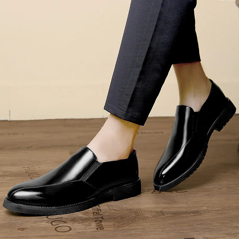 Korėjos stiliaus Oksfordo suknelių dizaineris Biuras Vyriškas Verslo Odinis Kostiumas Avalynė Loafers Prabangūs Vestuviniai Oficialūs Vyriški Batai